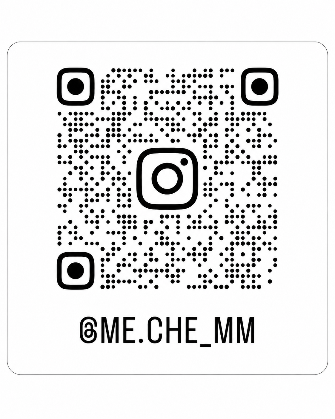 Código QR de Instagram: @me.che_mm