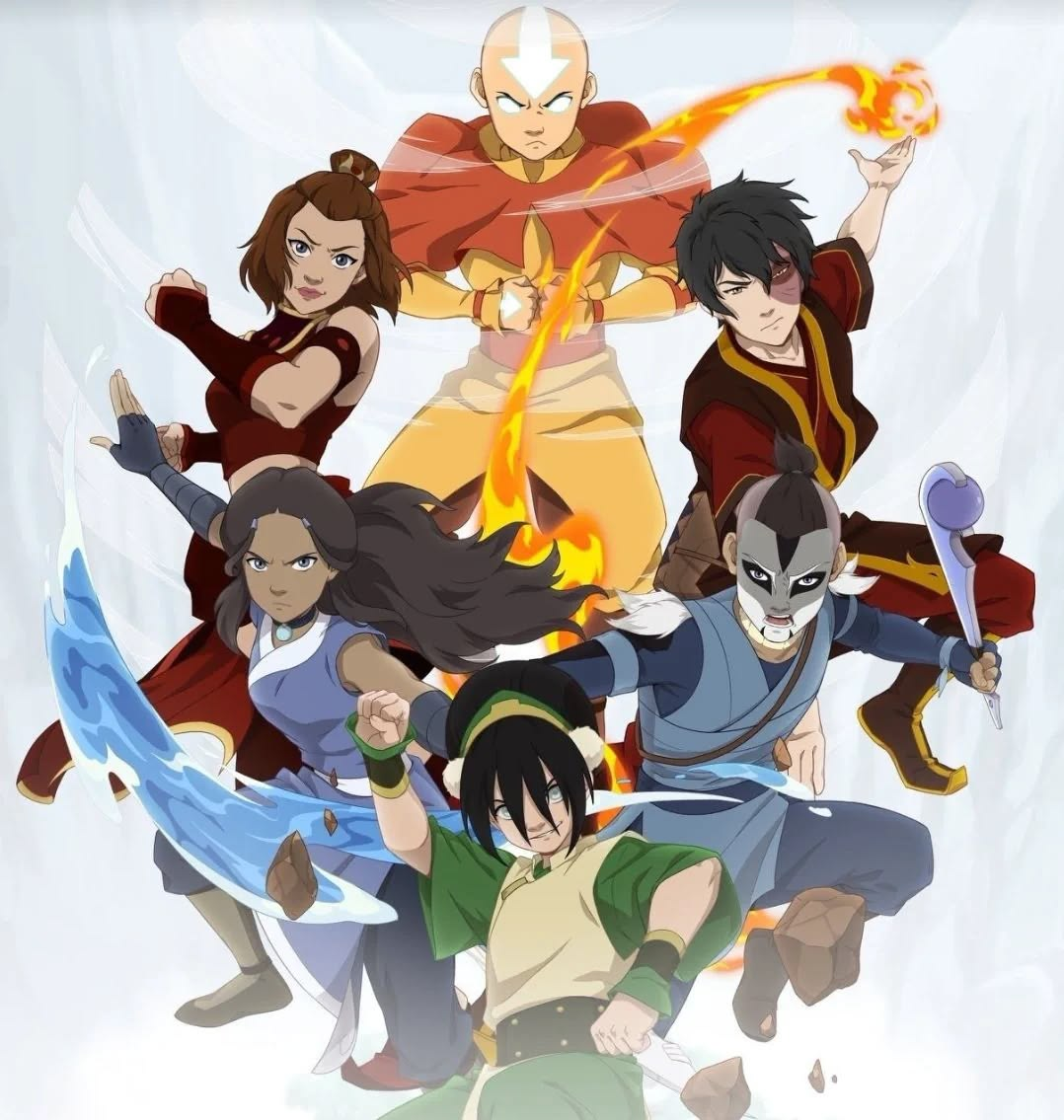 Póster del Equipo Avatar en Avatar: The Last Airbender